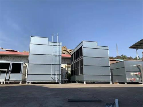 閉式冷卻塔可以把水冷卻到多少度？？(橫流式閉式冷卻塔)