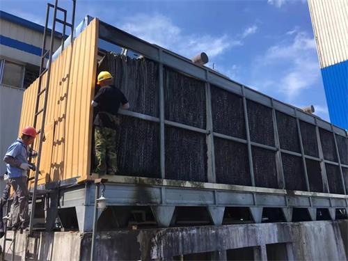 橫流方形冷卻塔降噪(方形橫流式冷卻塔原理)